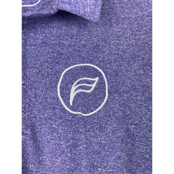 Flagstaff Golf Apparel Mens Royal Purple Heather Polo Size Small - Picture 2 of 5